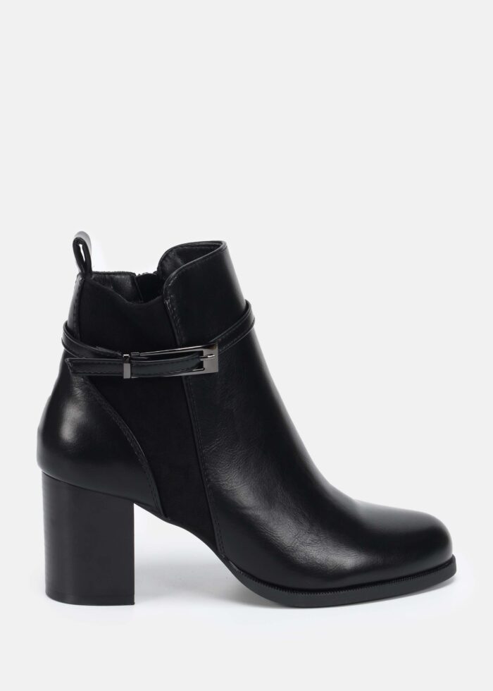 Women Leather Ankle Boots - Image 1
