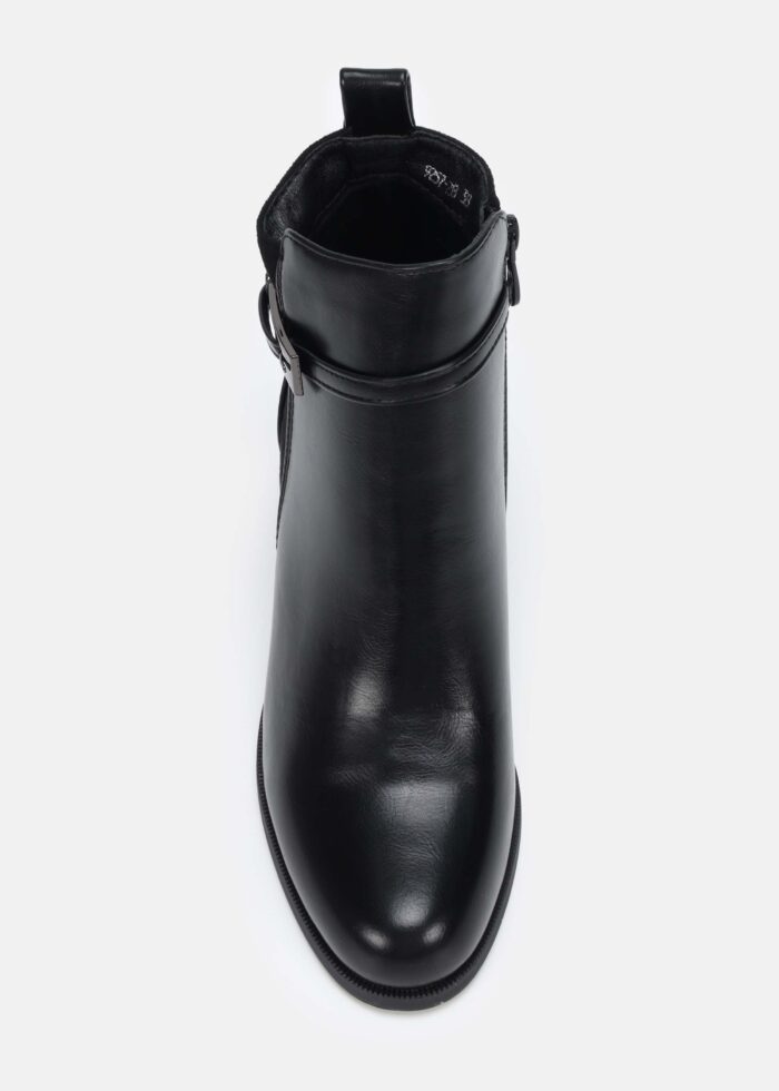 Women Leather Ankle Boots - Image 3