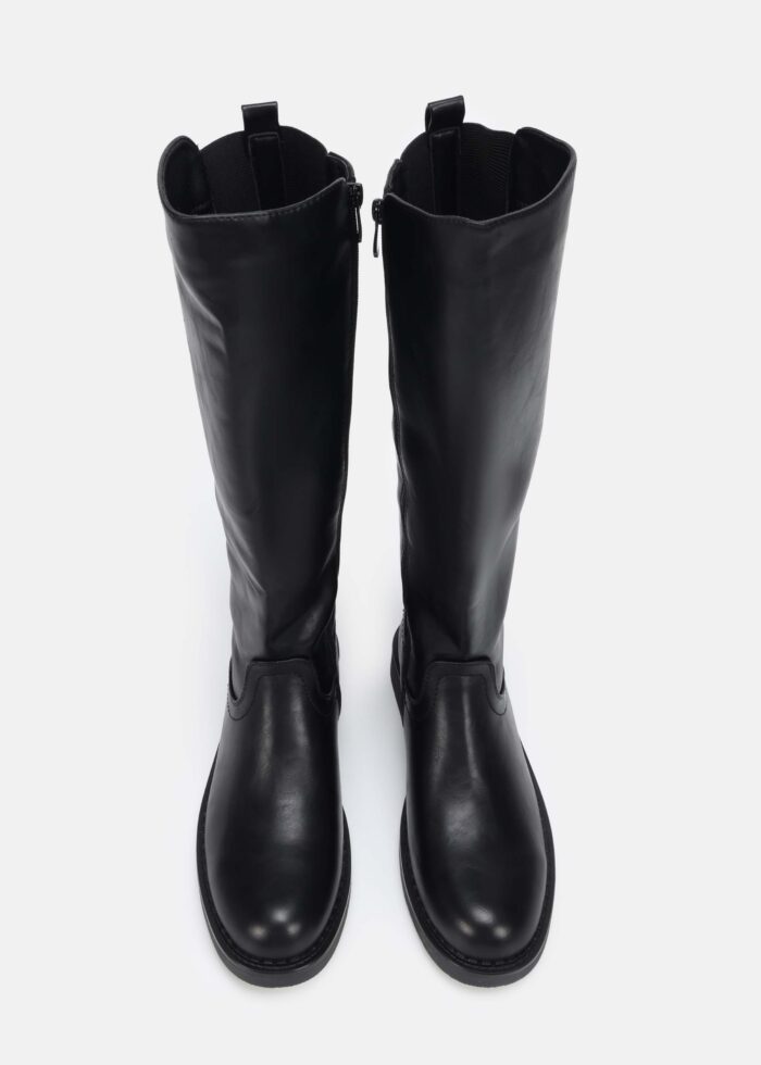 Women Leather Knee-High Boots - Image 4