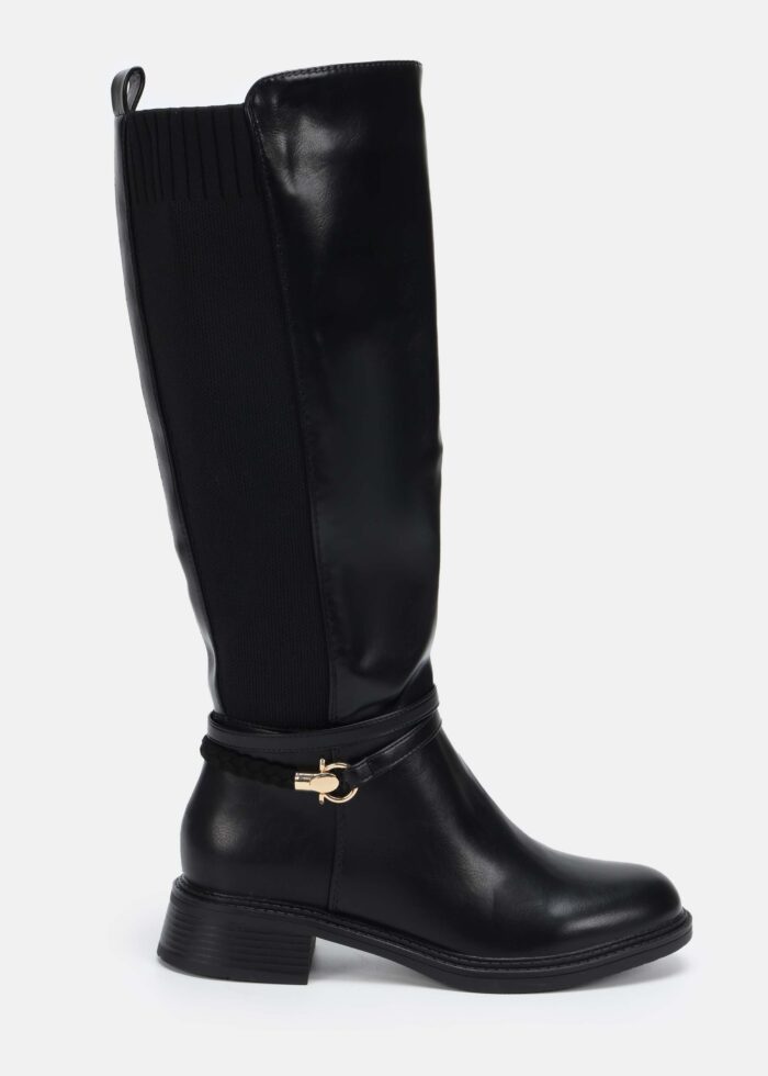Women Leather Knee-High Boots - Image 1