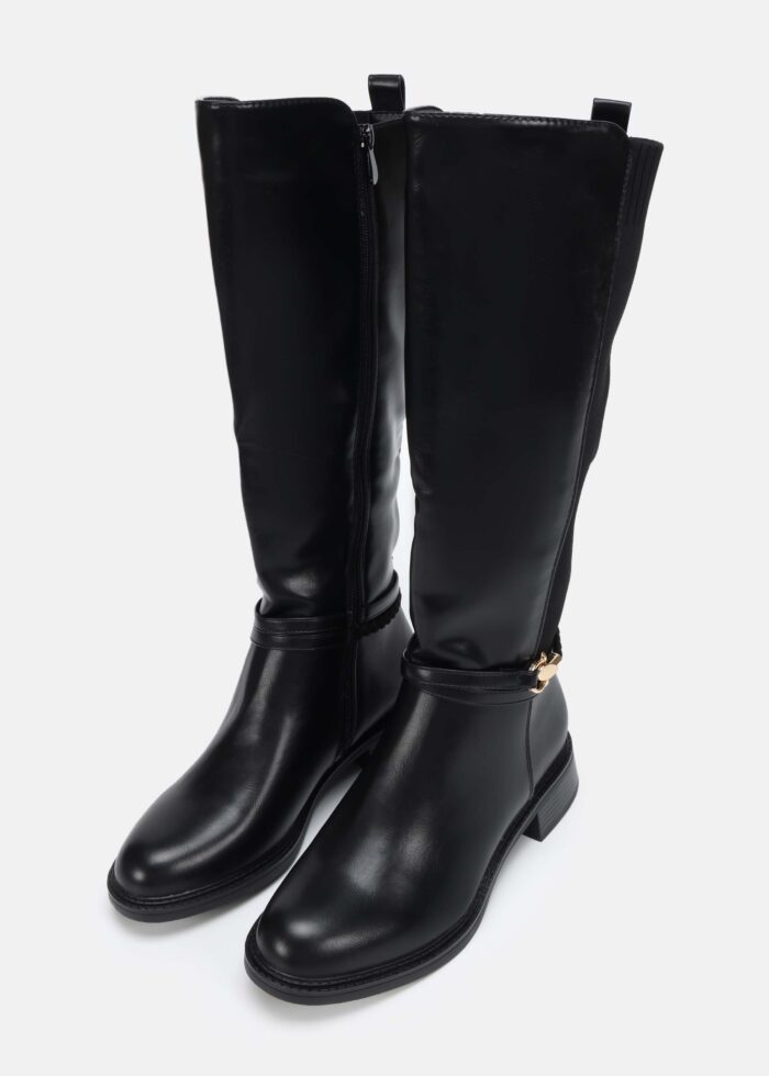 Women Leather Knee-High Boots - Image 2