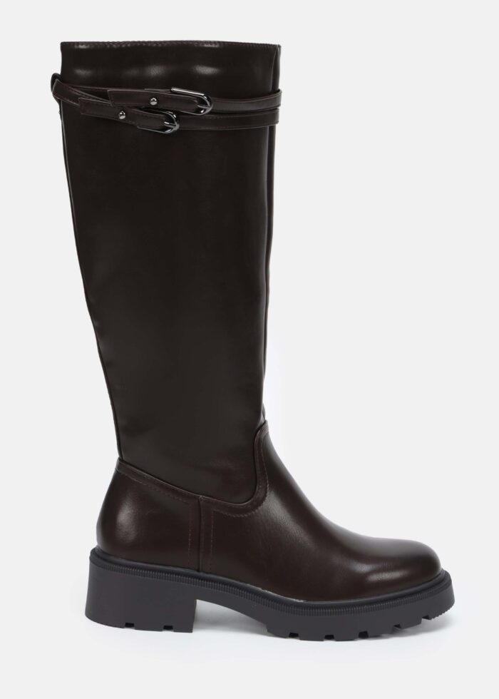 Women Leather Knee-High Boots - Image 1