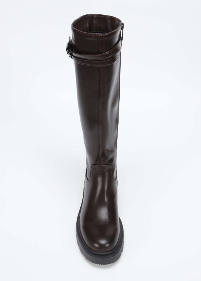 Women Leather Knee-High Boots - Image 3