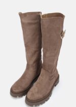 Women Suede Knee-High Boots - Image 2