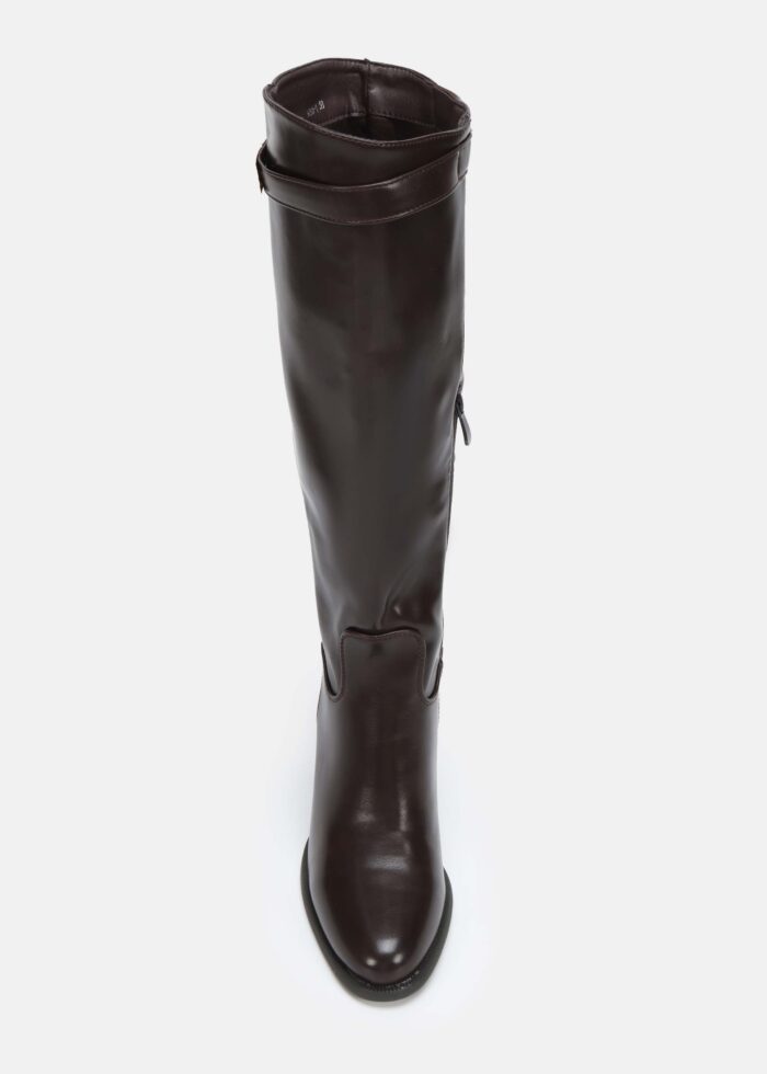 Women Leather Knee-High Boots - Image 3