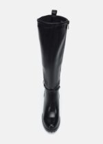 Women Leather Knee-High Boots - Image 3