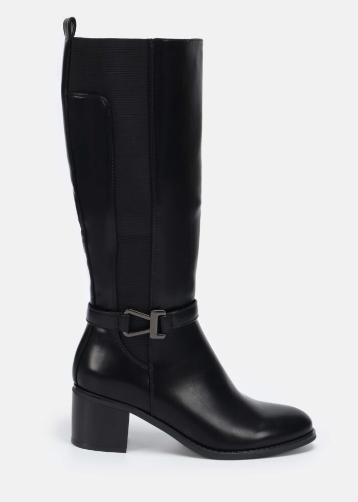 Women Leather Knee-High Boots - Image 1