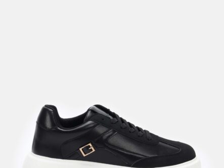 حذاء رياضة نسائي جلد وشامواه