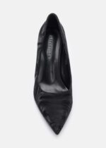 ⁦حذاء كعب نسائي بنسيج مموج⁩ - الصورة ⁦3⁩