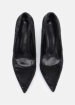 ⁦حذاء كعب نسائي بنسيج مموج⁩ - الصورة ⁦4⁩