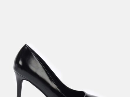 حذاء كعب نسائي جلد