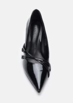 ⁦حذاء كعب نسائي جلد لامع⁩ - الصورة ⁦3⁩