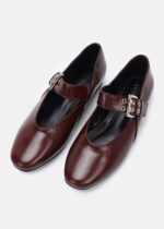 Women Leather Ballerina Shoes - Image 2