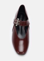 Women Leather Ballerina Shoes - Image 3