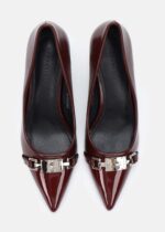 Women Leather Heels Shoes - Image 4