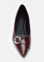 Women Leather Ballerina Shoes - Image 3
