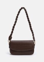 حقيبة نسائي جلد بنقش