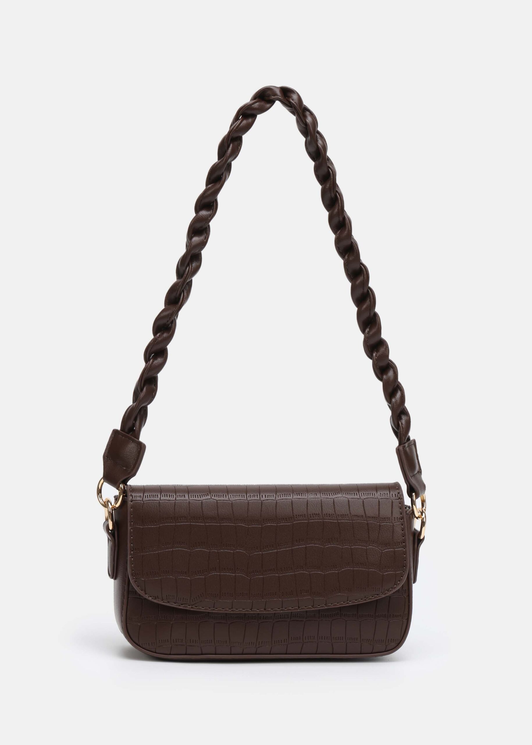 6225214010842-a حقيبة نسائي جلد بنقش - الصورة 1