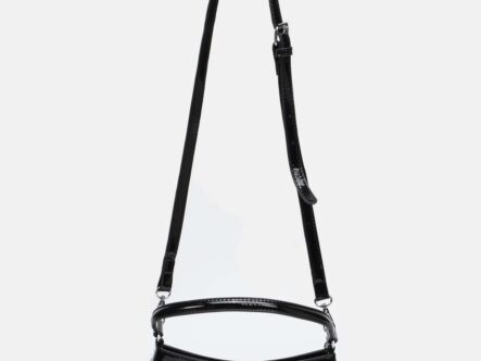 حقيبة نسائي جلد لامع