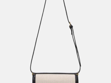 حقيبة نسائي جلد ونسيج