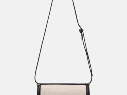 Women Leather and Fabric Bag