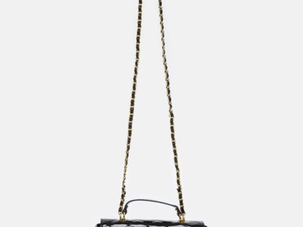 حقيبة نسائي جلد لامع