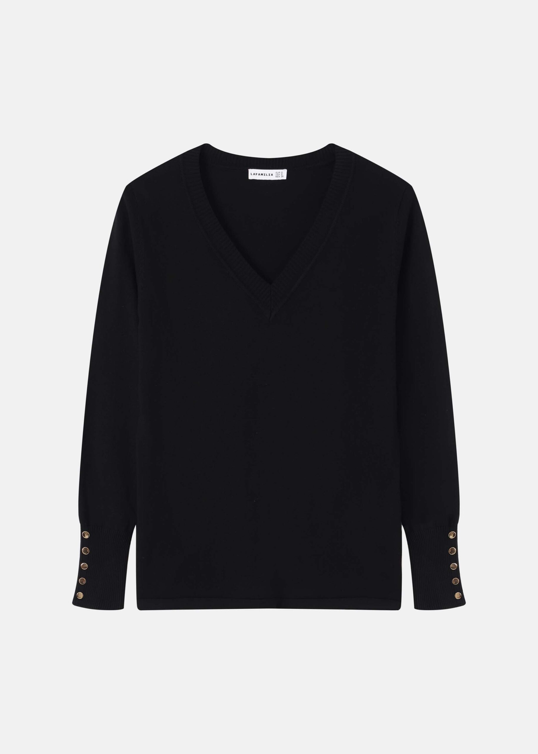 6225216021301-a Women Plain Knitted Blouse - Image 1