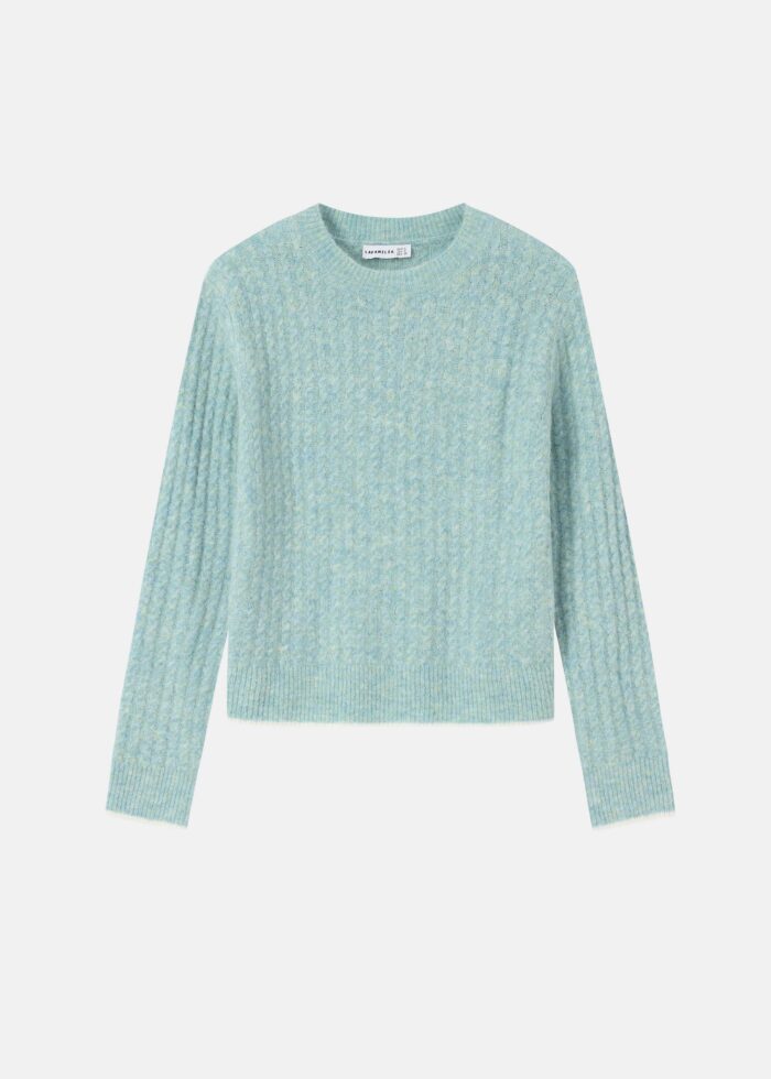 Women Knitted Fabric Blouse - Image 1