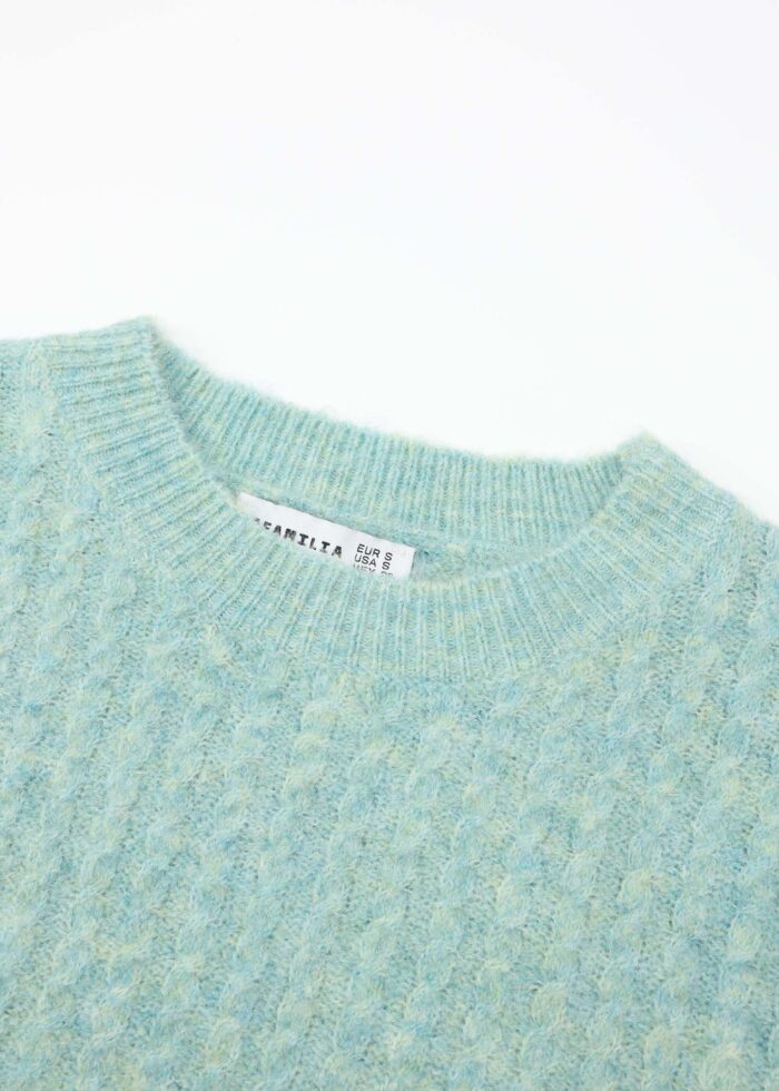 Women Knitted Fabric Blouse - Image 2