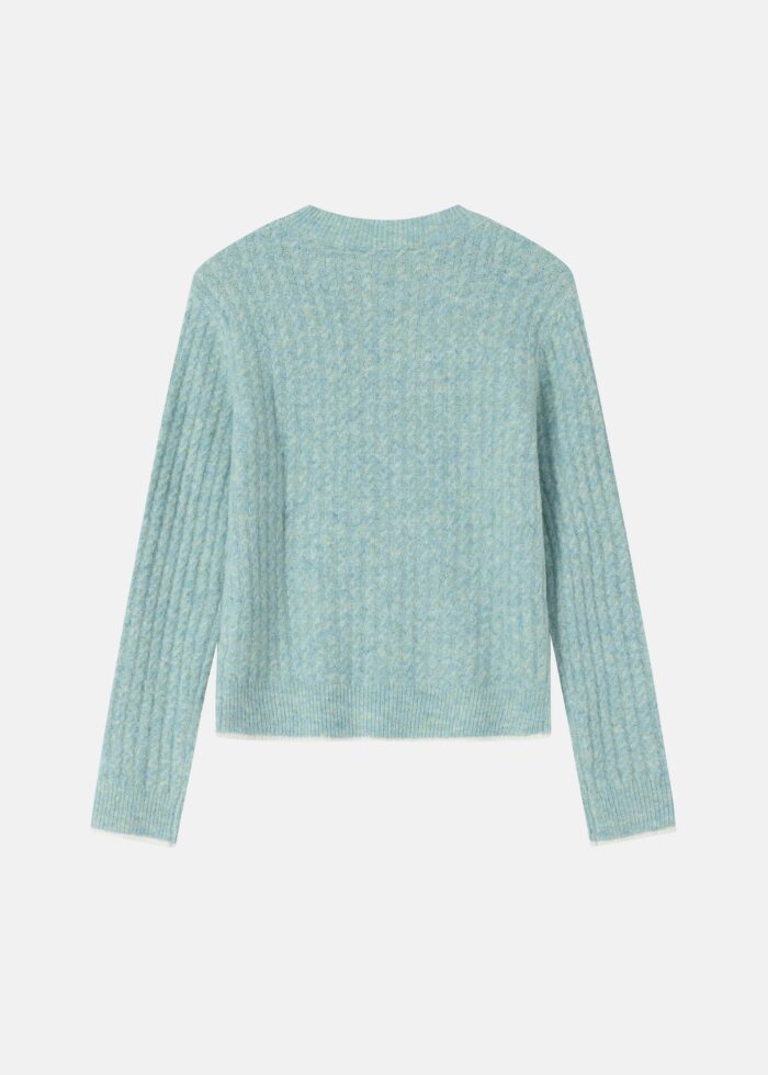 Women Knitted Fabric Blouse - Image 7