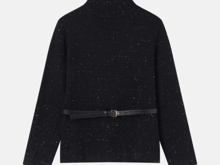 Women Dotted Fabric Blouse