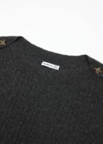 Women Knitted Patterned Blouse - Image 2