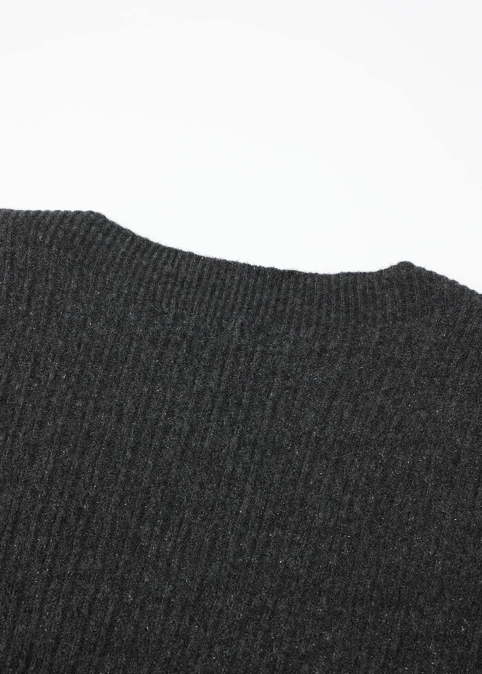 Women Knitted Patterned Blouse - Image 6