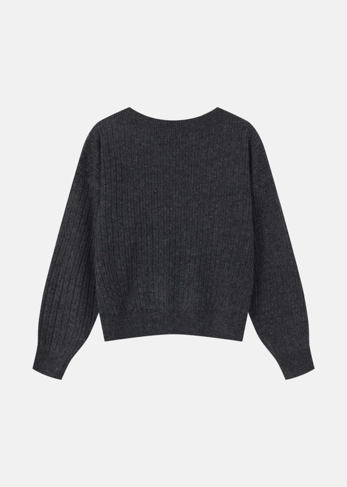 Women Knitted Patterned Blouse - Image 7