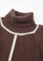 Women Hairy Knitted Blouse - Image 2