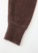 Women Hairy Knitted Blouse - Image 6