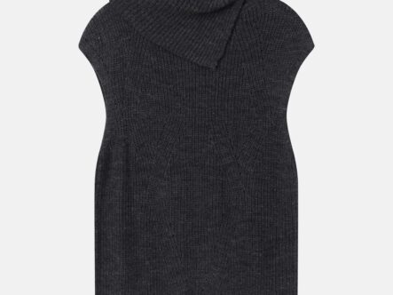 Women Knitted Striped Blouse