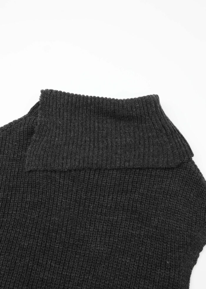 Women Knitted Striped Blouse - Image 5