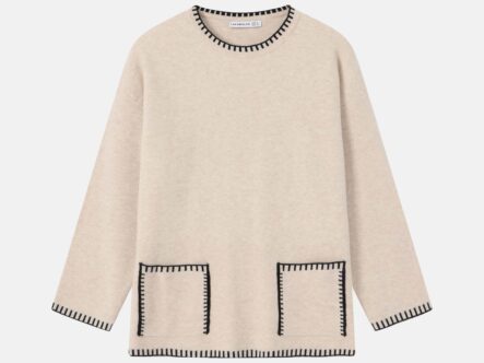 Women Knitted Plain Blouse