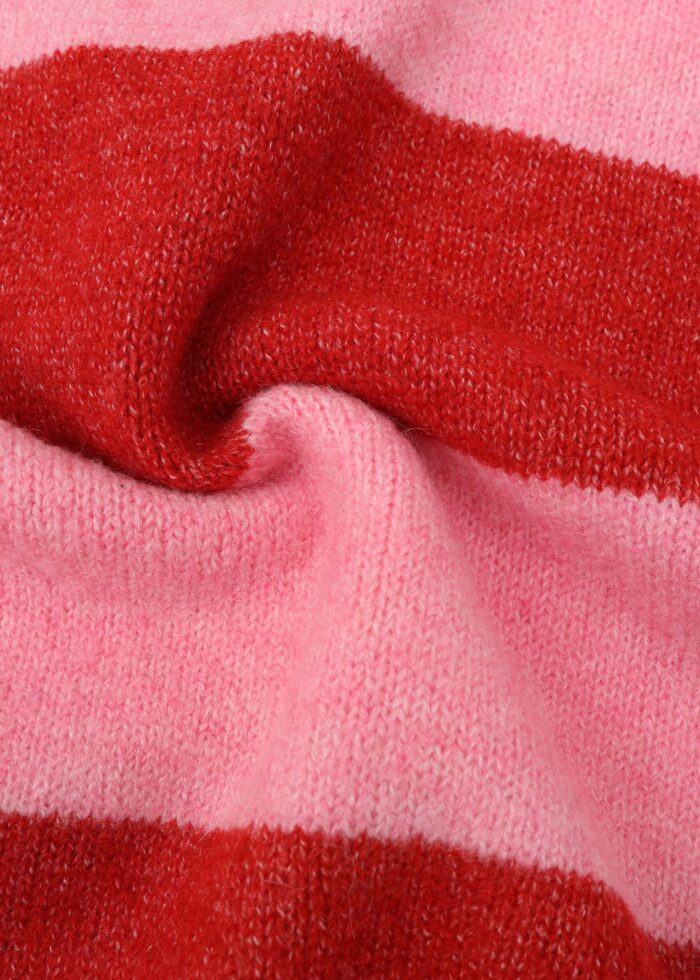 Women Knitted Striped Blouse - Image 5