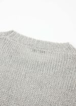 Women Knitted Glittery Fabric Blouse - Image 6