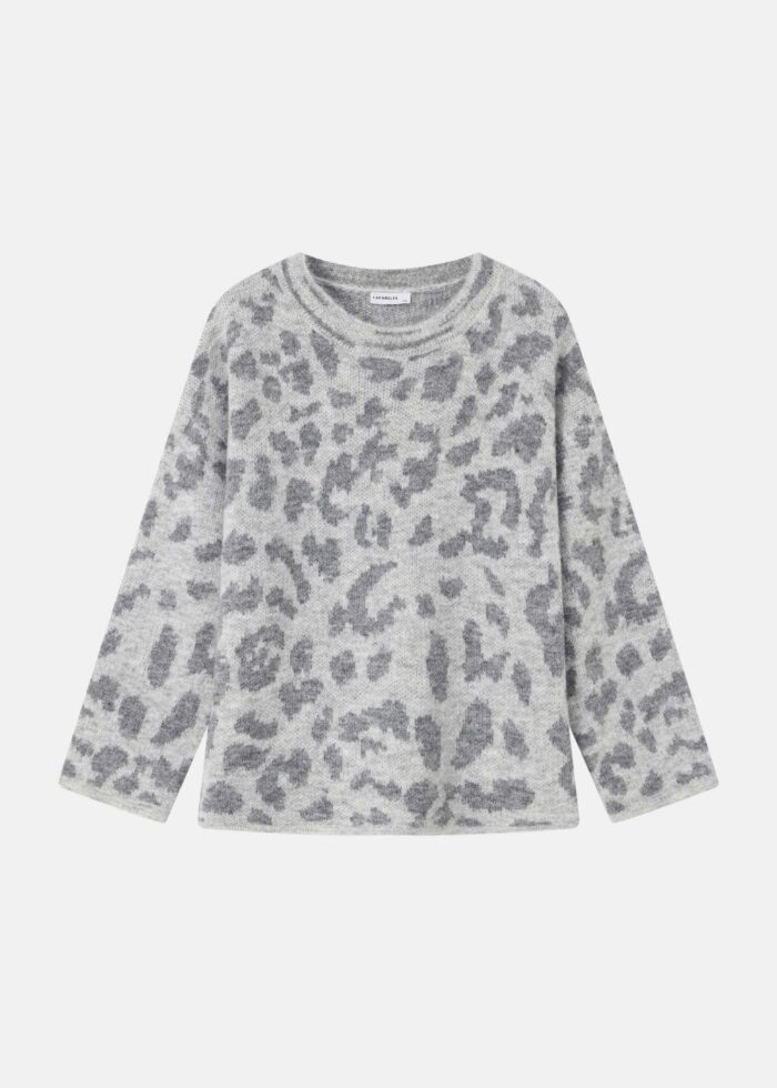 Women Knitted Patterned Blouse - Image 1