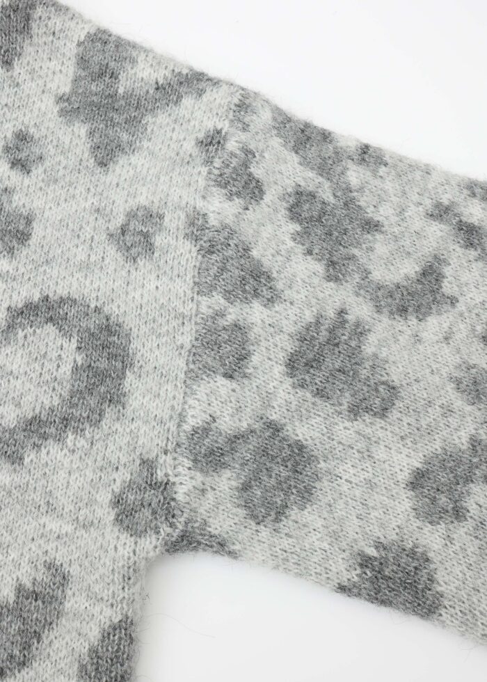 Women Knitted Patterned Blouse - Image 3
