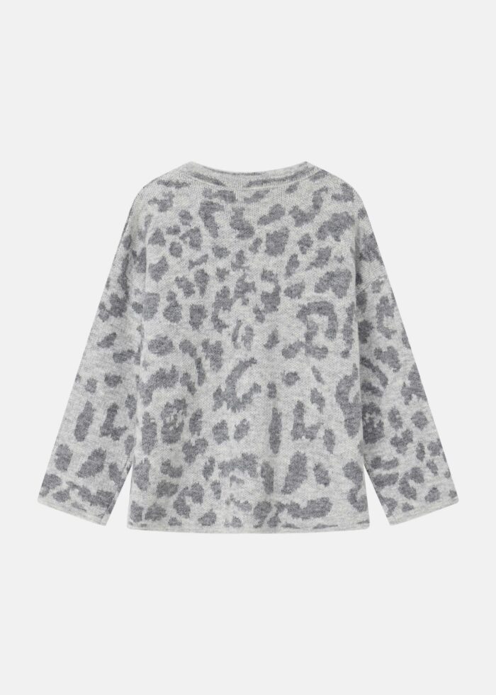 Women Knitted Patterned Blouse - Image 7