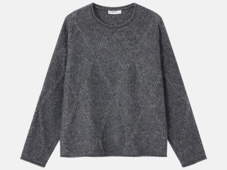 Women Knitted Patterned Blouse