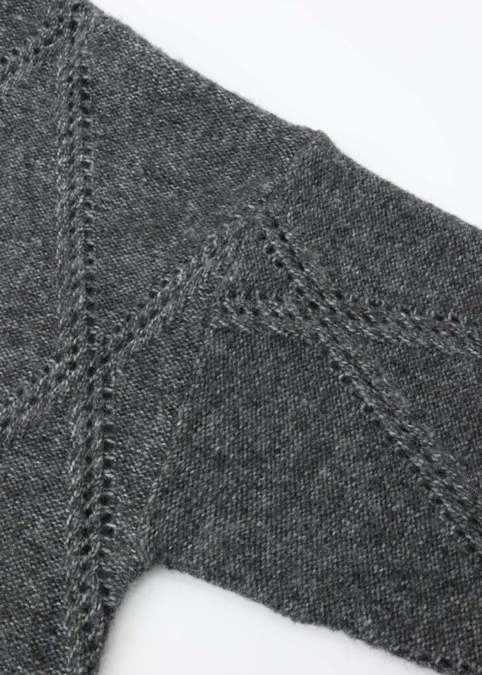 Women Knitted Patterned Blouse - Image 3