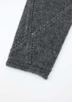 Women Knitted Patterned Blouse - Image 4
