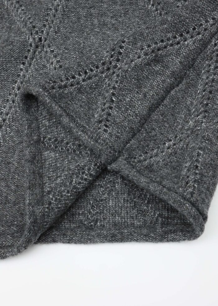 Women Knitted Patterned Blouse - Image 5