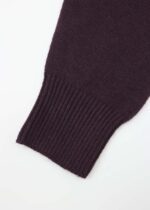 Women Knitted Fabric Plain Hoodie - Image 5