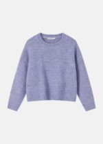 Women Hairy Knitted Fabric Blouse